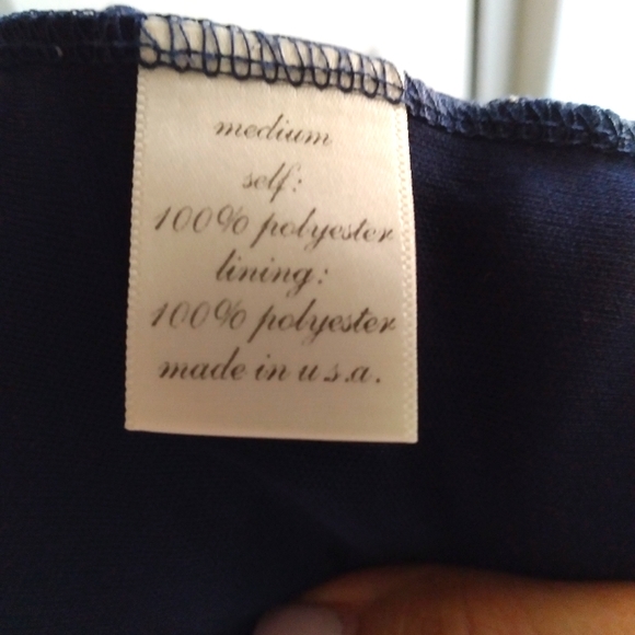 Blue Rain pleated multi-print skirt, size M - Picture 7 of 8